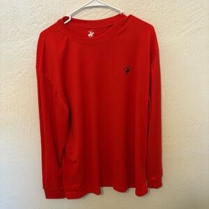 Beverly Hills Polo Club Men's Long Sleeve Loungewear Shirt Size Large